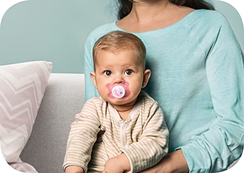 MAM Original Day & Night Baby Pacifier, Nipple Shape Helps Promote Healthy Oral Development, Glows in The Dark, 0-6 Months, Baby Boy, 4 Count - Image 2