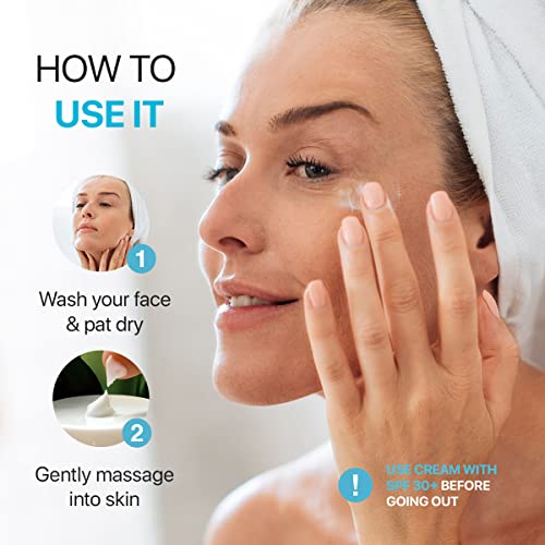 Face Moisturizer Retinol Cream - Day & Night Moisturizing Cream - Neck & Neckline Cream with Collagen & Hyaluronic Acid - Skin Care Facial Moisturizer for Women & Men - Image 4