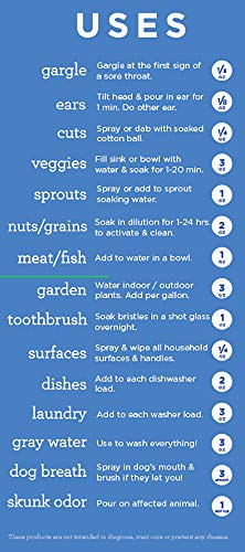 Essential Oxygen Food Grade Hydrogen Peroxide 3%, Natural Cleaner, Refill, 32 Fl Oz - Image 8