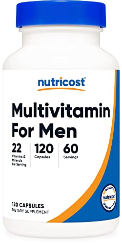 Nutricost Multivitamin for Men 120 Capsules - Vitamins and Minerals for The Healthy Man