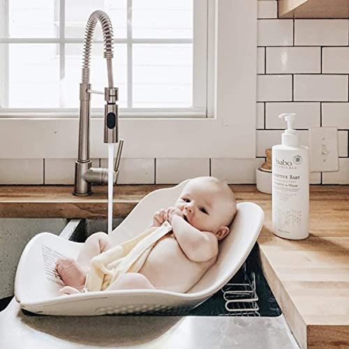 Babo Botanicals Sensitive Baby Fragrance-Free 2-in-1 Shampoo & Wash - with Natural Oat Protein, Shea & Cocoa Butter - EWG Verified & Hypoallergenic - 16 fl. oz. - Image 3