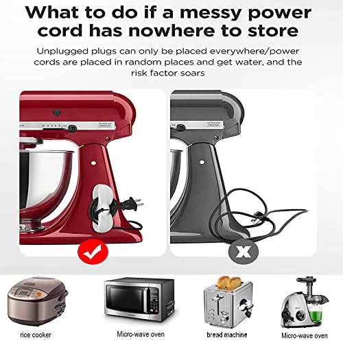 Cord Organizer for Kitchen Appliances Cord Organizer Winder Wrapper Holder 6Pcs - Image 5
