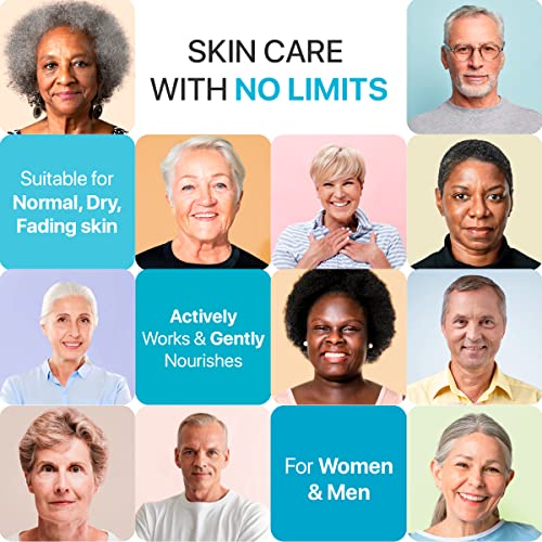 Face Moisturizer Retinol Cream - Day & Night Moisturizing Cream - Neck & Neckline Cream with Collagen & Hyaluronic Acid - Skin Care Facial Moisturizer for Women & Men - Image 8