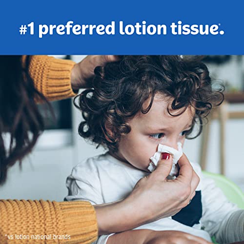 Kleenex Expressions Soothing Lotion Facial Tissues with Coconut Oil, Aloe & Vitamin E, 12 Boxes, 45 Tissues per Box, 3-Ply (540 Total Tissues) - Image 6