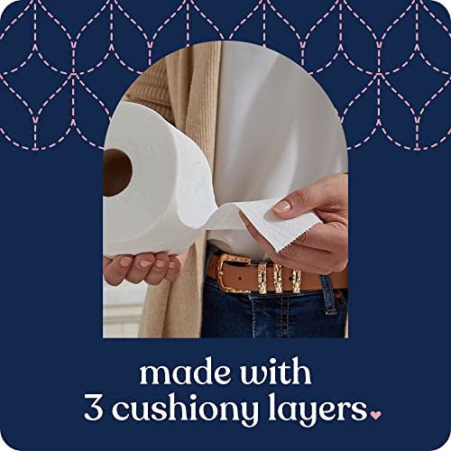 Quilted Northern Ultra Plush® Toilet Paper with Sweet Lilac & Vanilla Scented Tube, 6 Mega Rolls, 3-Ply Bath Tissue - Image 8