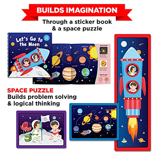 Learnabee Toys for 3 Year Old Boys/Girls | Gift for 3 Year Old Kids | Board Books and Fun Activities | Learning and Educational Toys & Games (1 Box Set) - Image 4