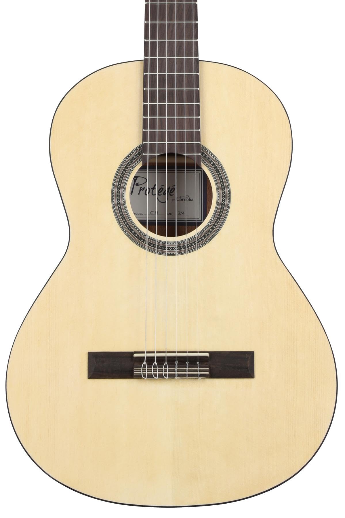 Cordoba C1M 3/4 Small Body Acoustic Nylon String Guitar, Protégé Series